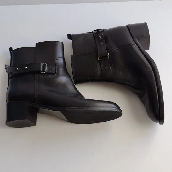 J.Crew Parker black leather ankle boots size 9 - Picture 9 of 10